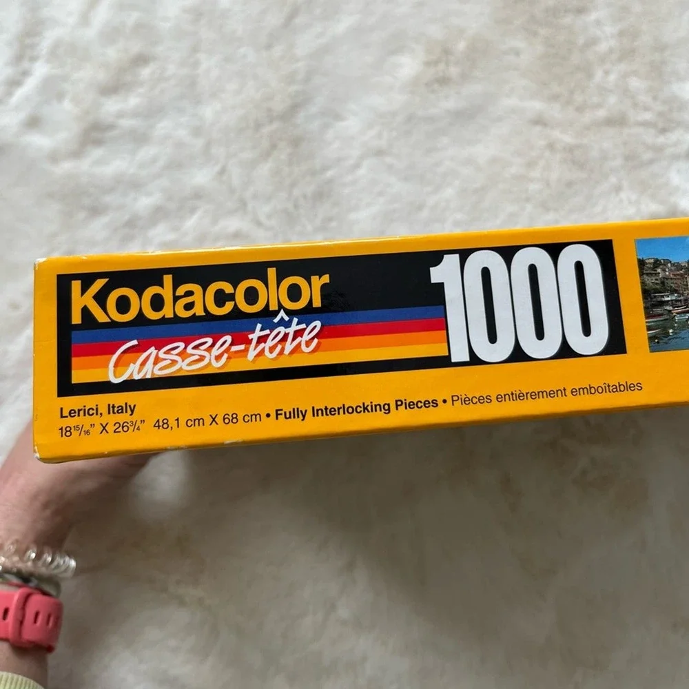 Kodak Kodacolor Y2K Vintage Lerici, Italy 1000 Piece Factory Sealed Puzzle